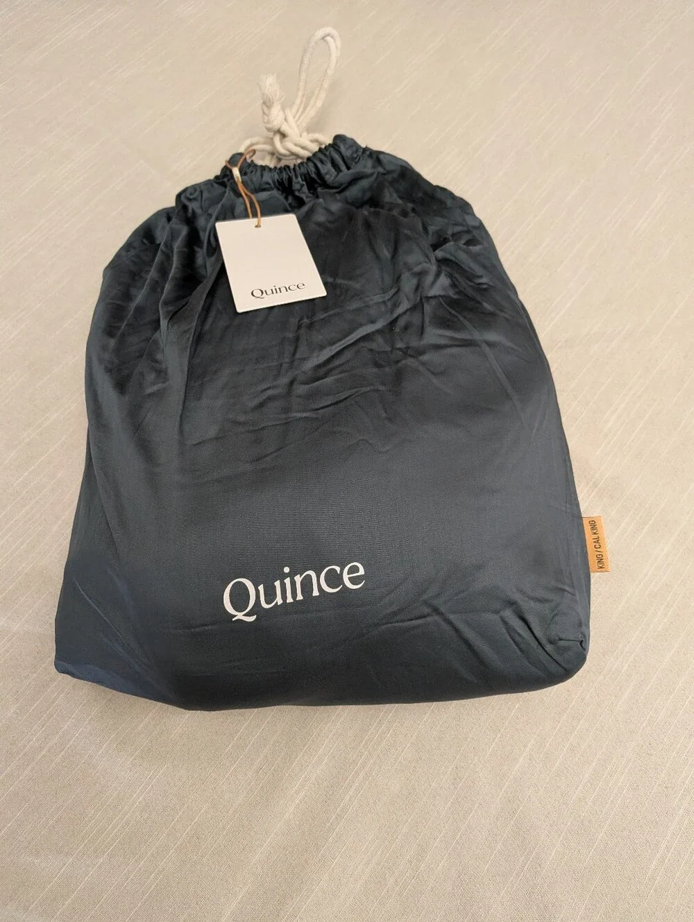 Quince Bamboo Duvet Cover, King/Cal King, Nightfall